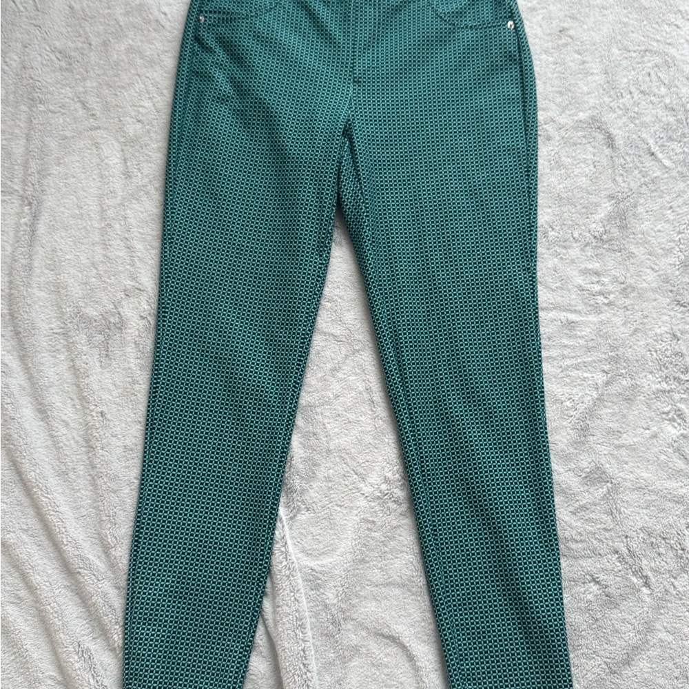 Michael‎ Michael Kors Geometric Print Skinny Pants - Size Medium